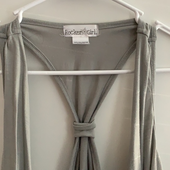 Sleeveless Cardigan In Light Grey | Size: S - Picture 3 of 6